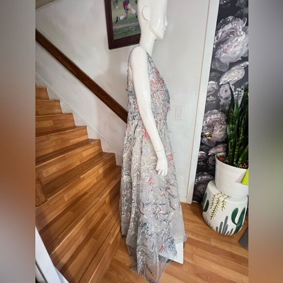 Mac Duggal 20263 - Embroidered Illusion Bodice Mother of the Bride Dress/size 14 - Picture 6 of 10